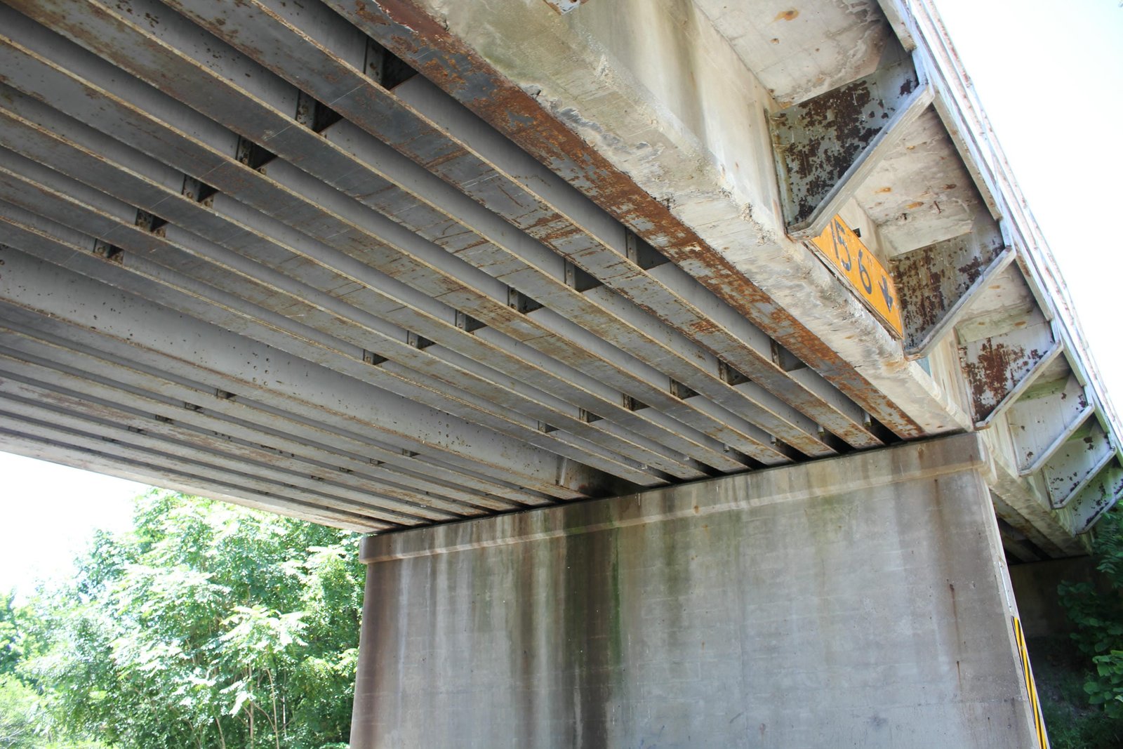 Under main span